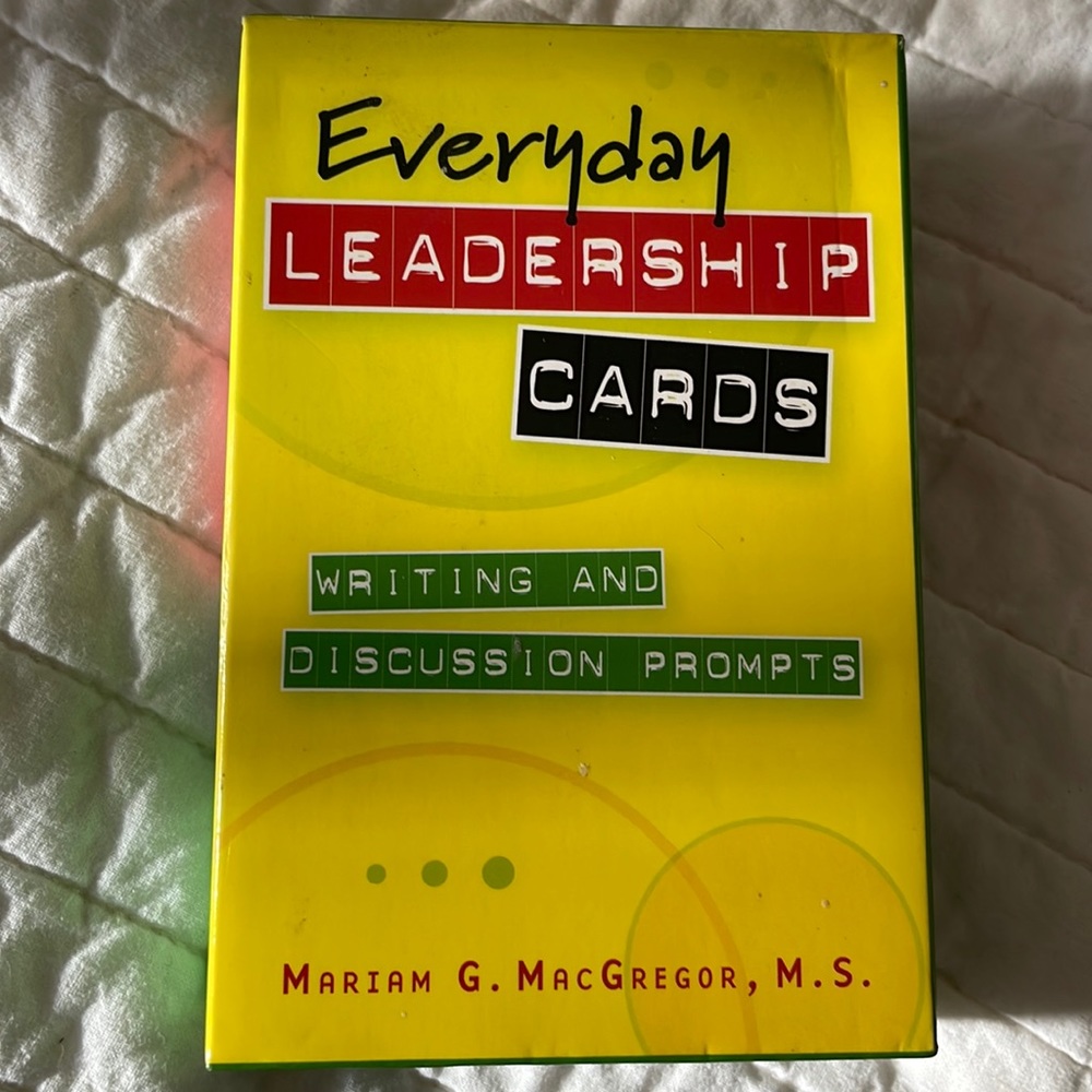 Everyday Leadership Cards Writing and Discussion
